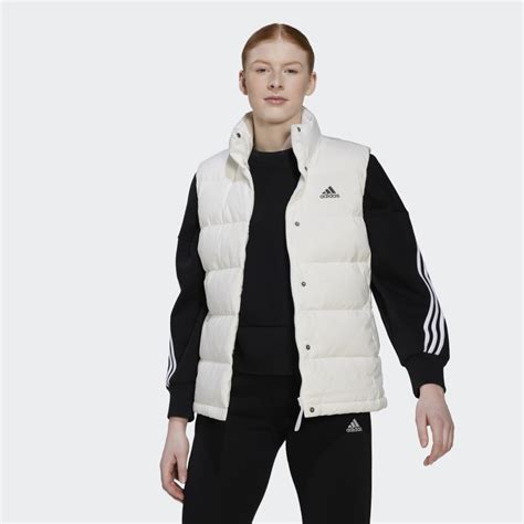 adidas vest zandkleurig|Adidas puffer vests.